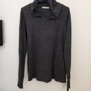 Gray Hooded Pullover